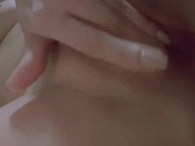 Girl playing with pretty wet pussy  11/16