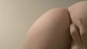 Finger banging myself 