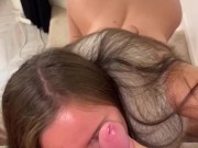 Hot Girlfriend Home From College POV Blowjob - Stacy Cruz 2/16