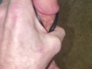 Shooting my cum load, while watching porn 1/16