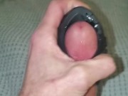 Shooting my cum load, while watching porn 10/16