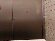 Basically naked in Walmart bathroom smoking 8/16