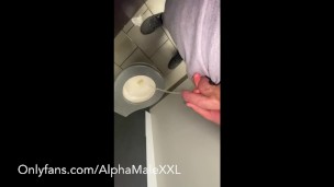 Straight Guy Public Toilet Piss Compilation