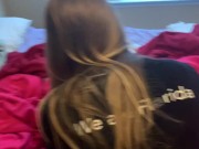 Blonde College Babe Fucks before Class ..hot gf creams on my dick .. young couple fucks  10/16