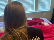 Blonde College Babe Fucks before Class ..hot gf creams on my dick...