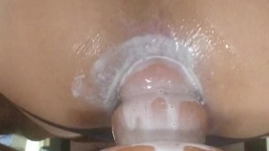 ロングアナルプラグ　奥まで入れてみた