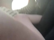 A taxi driver took me away to the mountains and fingered my tight pussy while driving 13/16