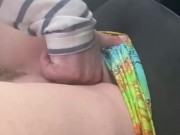 A taxi driver took me away to the mountains and fingered my tight pussy while driving 5/16