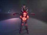 Succubus sucks him dry 13/16