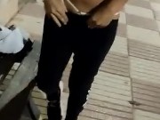 exposed girl exhibition caught in the street 11/16