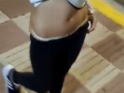 exposed girl exhibition caught in the street 2/16