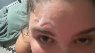 POV Blowjob Given By Thick Girl With Huge Tits- Full Video On OnlyFans @abigailreid01