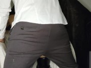 submissive receives giant cucumber in anal 11/16