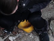 Viktoria Goo - Urbex Pissing Trip - Piss in my Mouth! 14/16