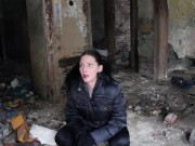 Viktoria Goo - Urbex Pissing Trip - Piss in my Mouth! 7/16