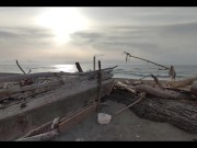 Girlfriend handjob my cock on the public nude beach in front of many strangers - MissCreamy 1/16