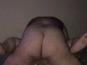 Squeezing so hard he had to pace himself