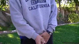 Tiny Trisha blowbang the Three Guys