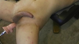 Fucking Machine Anal Multiple Shaking Leg Orgasms,