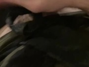 Levrette grosse baise intense avec cette très jolie blonde, sperme dans ces 2 culottes