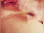 Whoops..! I Made My Own Creampie.. (Solo-Orgasm)  11/16