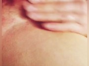 Whoops..! I Made My Own Creampie.. (Solo-Orgasm) 