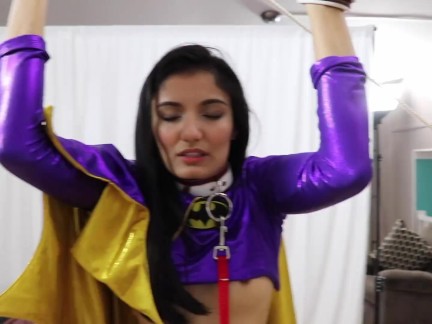 Viva Athena/Candy White “Batgirl Solo 1-3” Bondage Doggystyle Cowgirl Oral Facial Blowjobs