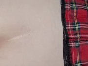 Slut in a schoolgirl skirt gets her ass fucked 1/16