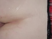 Slut in a schoolgirl skirt gets her ass fucked 14/16