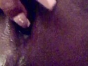 close up of this tight wet pussy gushing cream 3/16