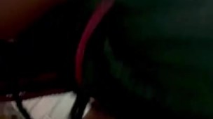 Ebony eating it off the bone