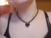 I love being a whore- cum with internet nymphomaniac big titty goth slut 2/16