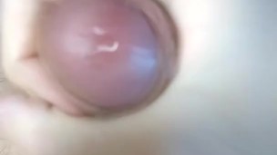 【接写】オナニー精子どばどば