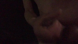 Walking around the neighbors at midnight with a naked erection, sometimes spilling cum 210511