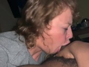 Redhead White Teen Sucks Big Black Dick 2  10/16