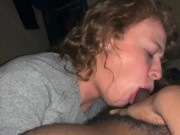 Redhead White Teen Sucks Big Black Dick 2  7/16