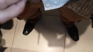 Changing room jerk off