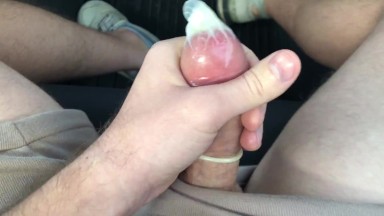 Jerking off in Uber, the driver caught me but didn’t say anything.