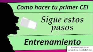 JOI - Instrucciones para tu primer CEI. En español.