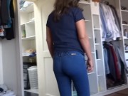 Mature mother decided to teach her stepson how to fuck, she exhibits herself to start jerking off