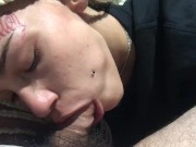 Close up POV blowjob swallow 12/16