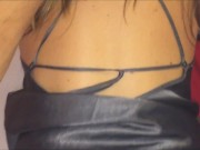 376 - Clothed White Girl in Satin Panty and Nightie 01 5/16