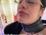 With chains and drinking milk this Arab girl is very horny 12/16