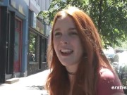 Cute Babe Plays Outdoors 10/16