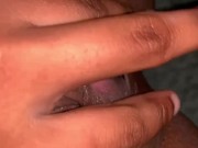 Fingering my tight pussy under the covers 2/16