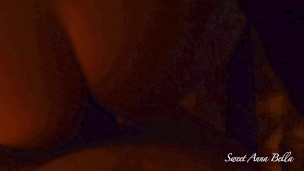 Quickie during familly dinner, doggy style creampie - sweetannabella