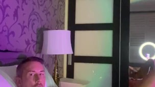Aussie Baiting Nitrate Gooning With Vibrating Dildo On Zoom Cam with Cum (Onlyfans = Aussieboykaleb)
