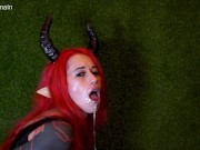 Horny Succubus Sloppy Face Fuck by Nora Redmain TRAILER
