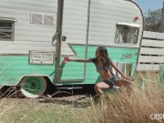 Big Tits Asian Babe Alexia Anders Strips And Masturbates Outside By Fingering Her Pussy 4/16