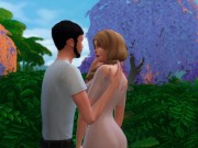 SRANGER FUCK !!! HIS DICK IS SO BIG ( 3D AUDIO / ASMR / ) / SIMS 4 /